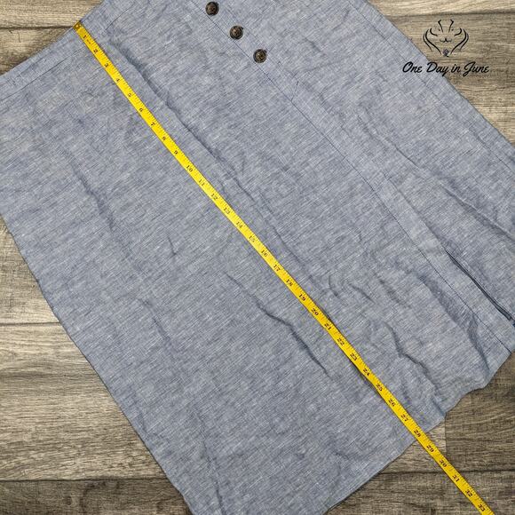 Banana Republic Lined Midi Skirt Size 14 - Picture 4 of 5